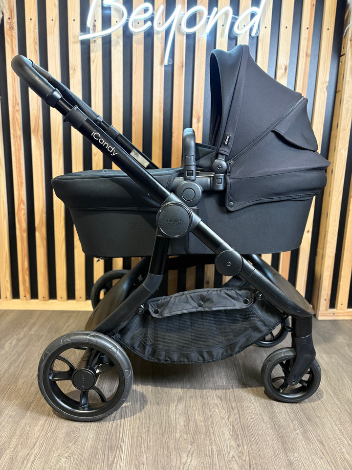 PRE LOVED iCandy Orange3 Pram + Pushchair - Black