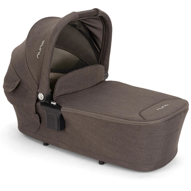 Nuna TRIV Next, LYTL Carrycot, ARRA Flex + Base Curve Travel System - Chestnut