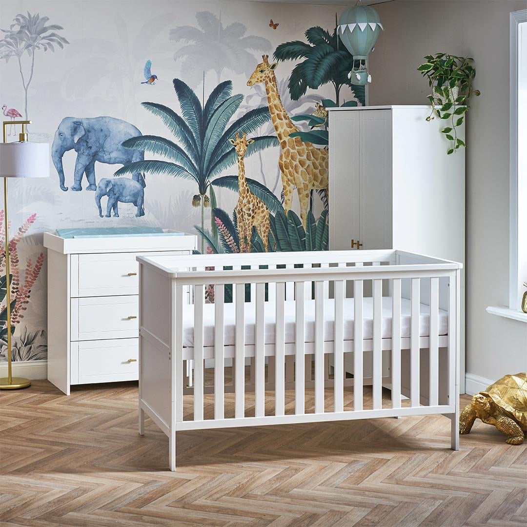 Obaby Evie 3 Piece Room Set - White