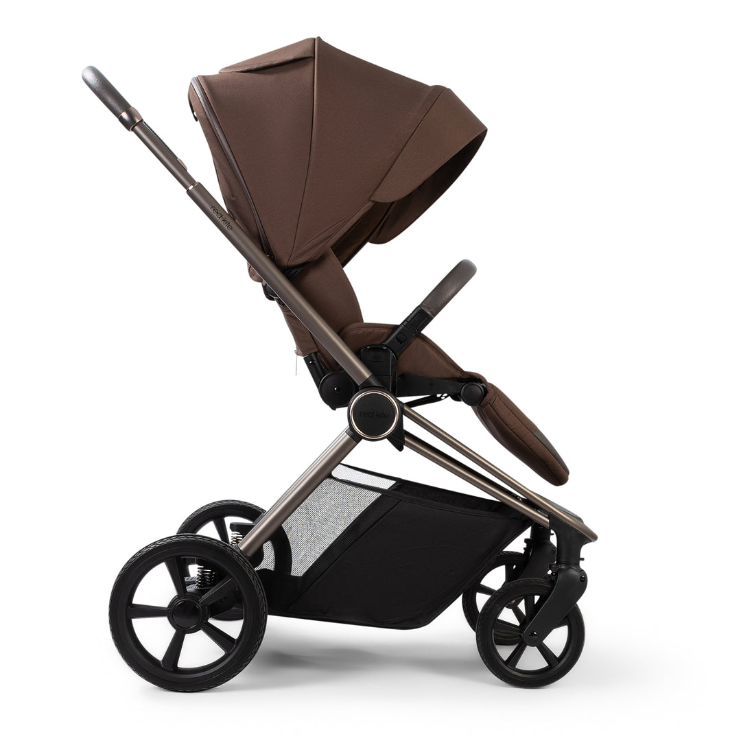 Redkite Push Me Cruise Complete Essentials Baby Bundle Inc Spin Base - Chestnut