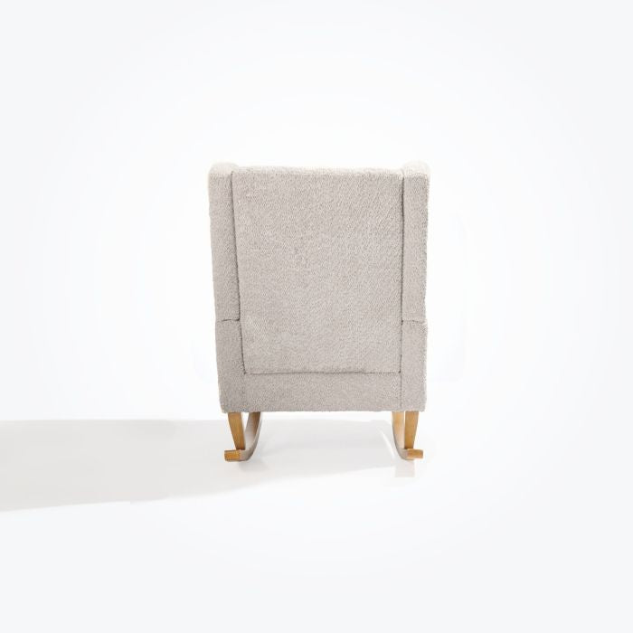 Tutti Bambini Harper Rocking Chair & Footstool - Mushroom