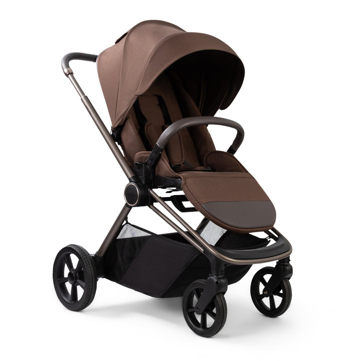 Redkite Push Me Cruise Complete Essentials Baby Bundle Inc Spin Base - Chestnut