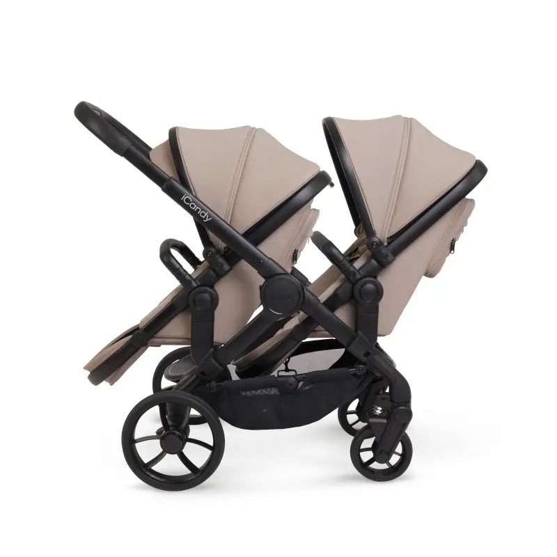 iCandy Peach 7 Twin Pushchair Bundle - Cookie