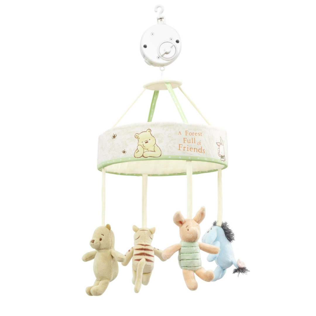 Winnie The Pooh Hundred Acre Wood Musical Cot Mobile