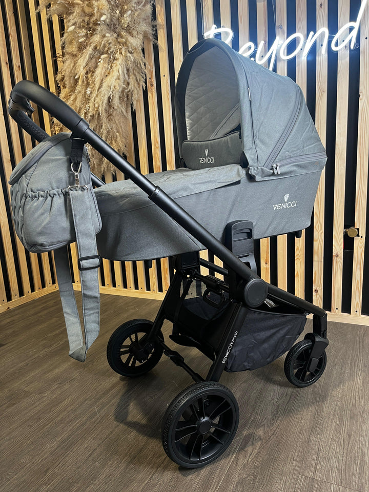 PRE LOVED Venicci Turisso Pram & Pushchair - Rock Grey