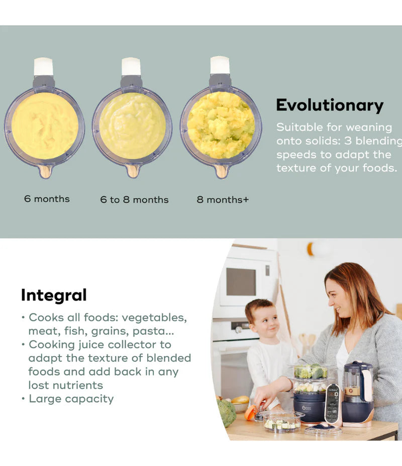 Babymoov Nutribaby+ XL Baby Food Maker - Black