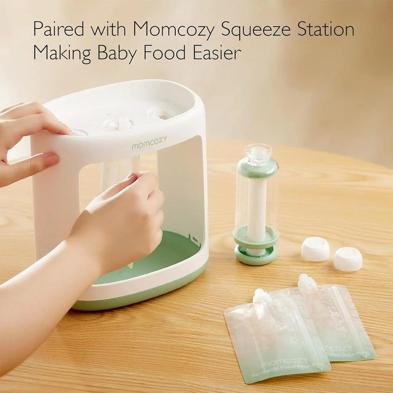 Momcozy Reusable Baby Food Pouches for Toddlers 10pc (5oz）