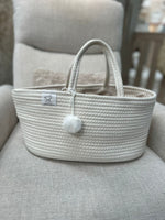 Cotton Rope Caddy - Off white