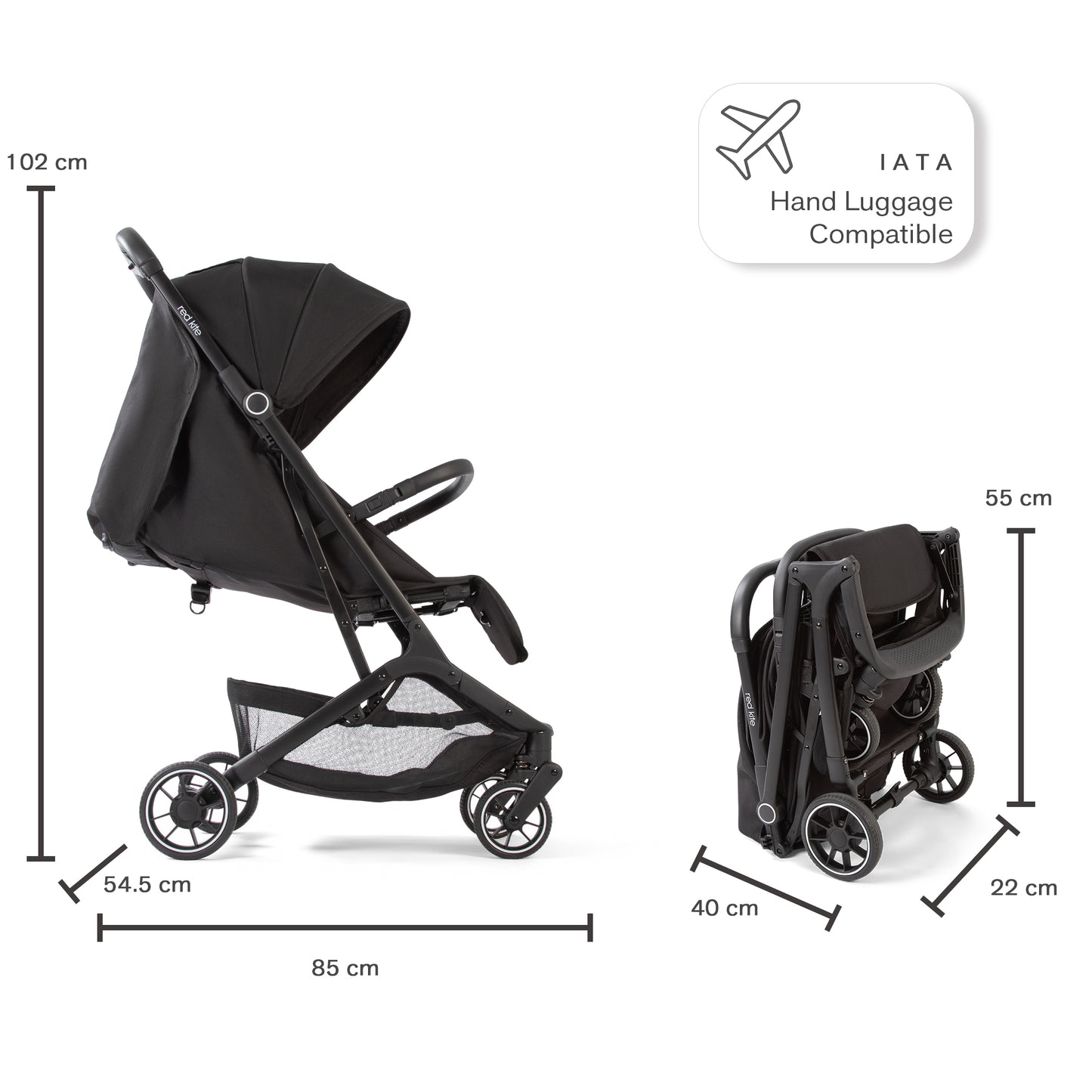 Redkite Push Me Explor - Black