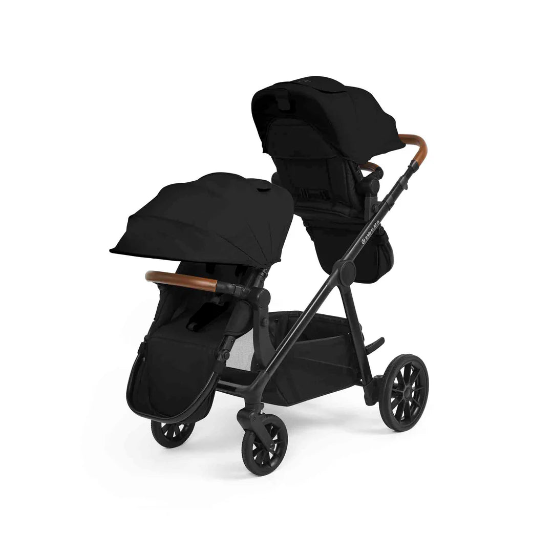 Ickle Bubba Virgo Growing Family 14 Piece Including Nimbus Car Seat + Base Travel System Bundle - Black
