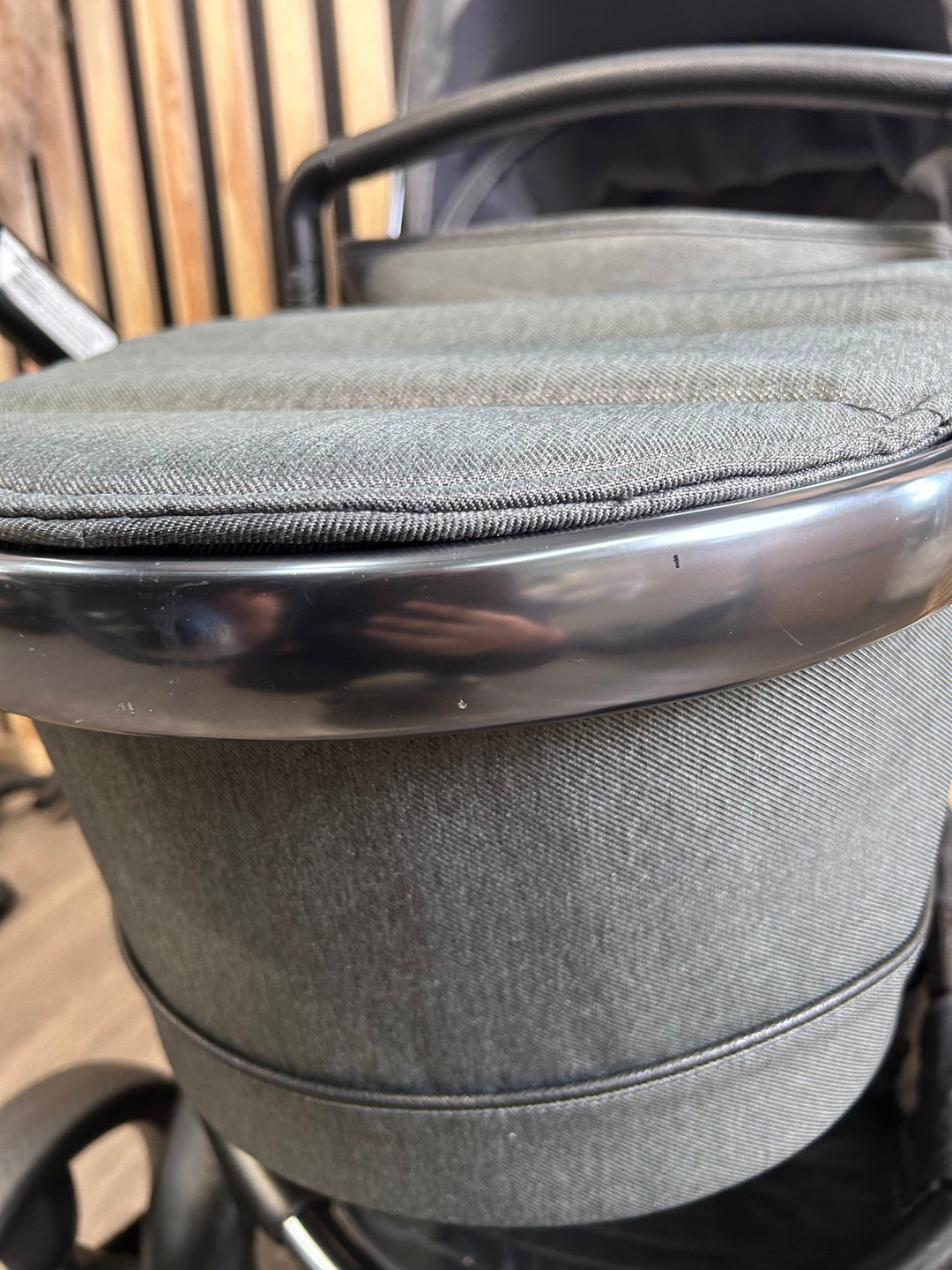 PRE LOVED iCandy Peach 6 Travel System - Dark Grey Twill