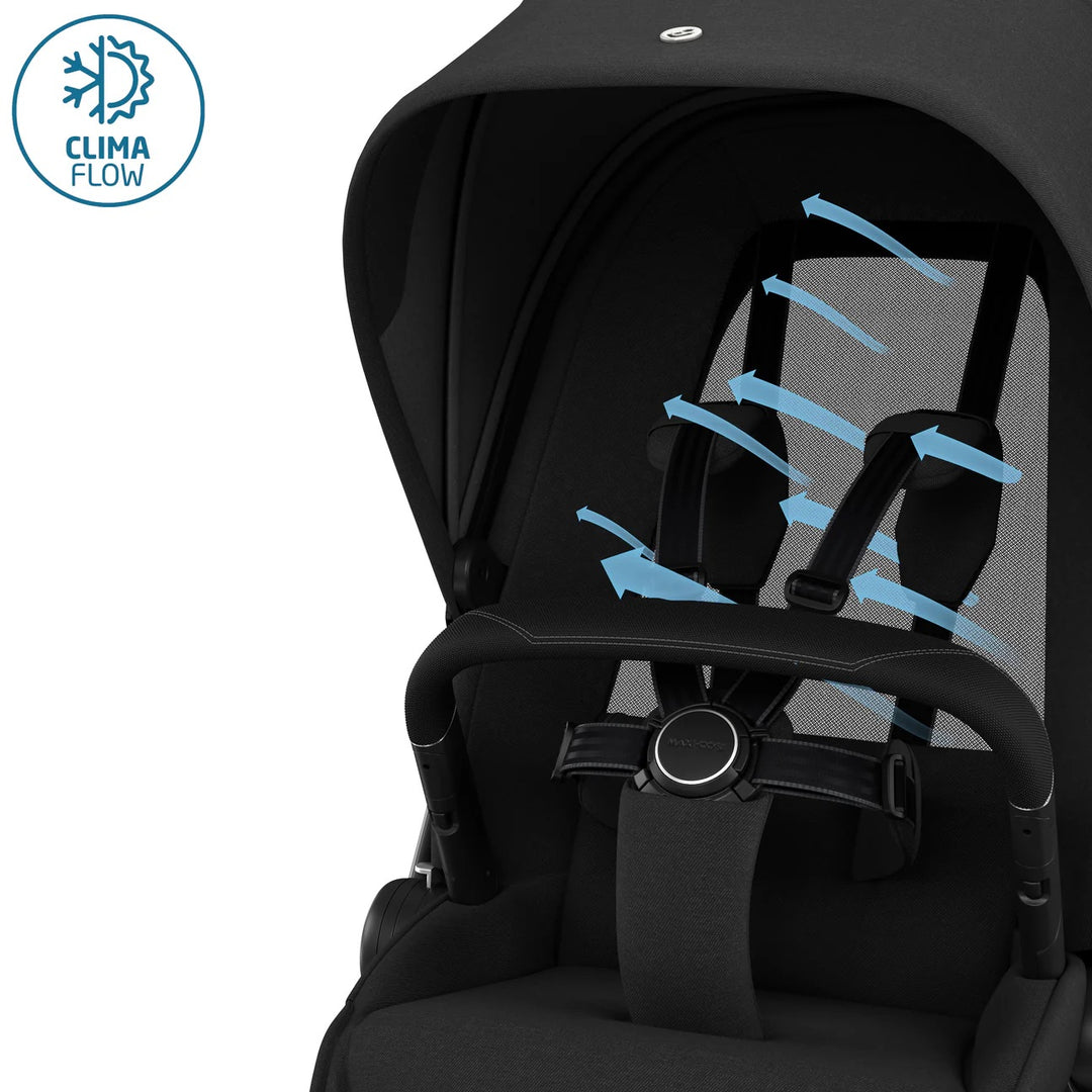 Maxi-Cosi Fame Travel System - Black | Black