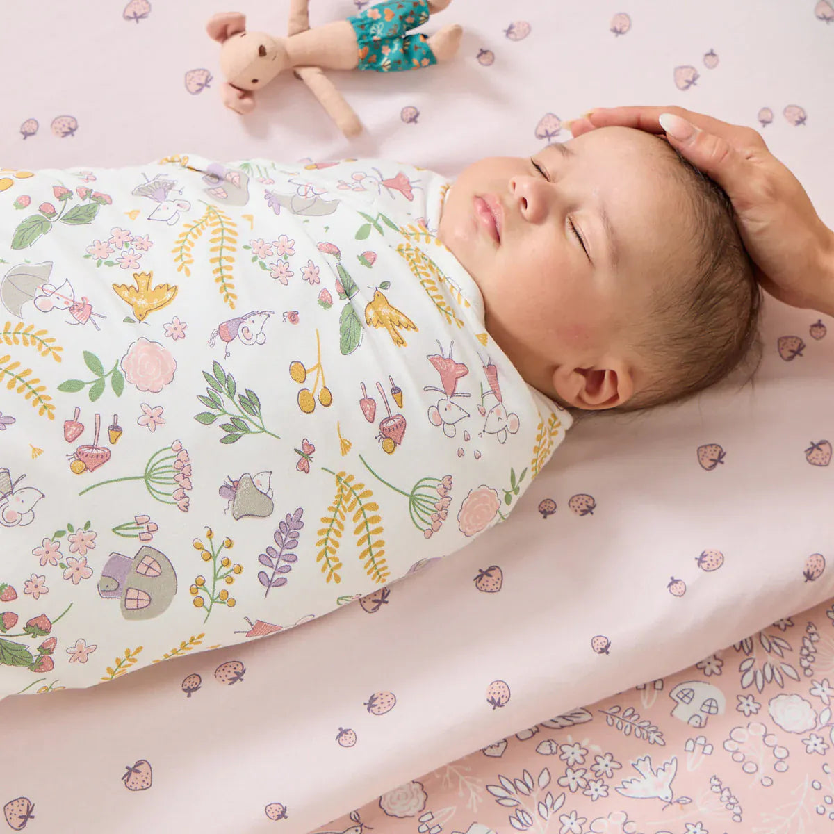 Tutti Bambini Muslin 3pk Swaddles Large - Tiny Tails