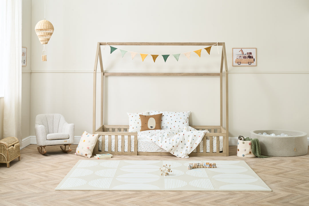 Tutti Bambini Casa Grande Montessori Toddler Floor Bed 90 x 200cm - Harvest Oak