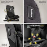 JoviKids Ranger TT 360 Spin All-Stage i-Size Car Seat – Twilight