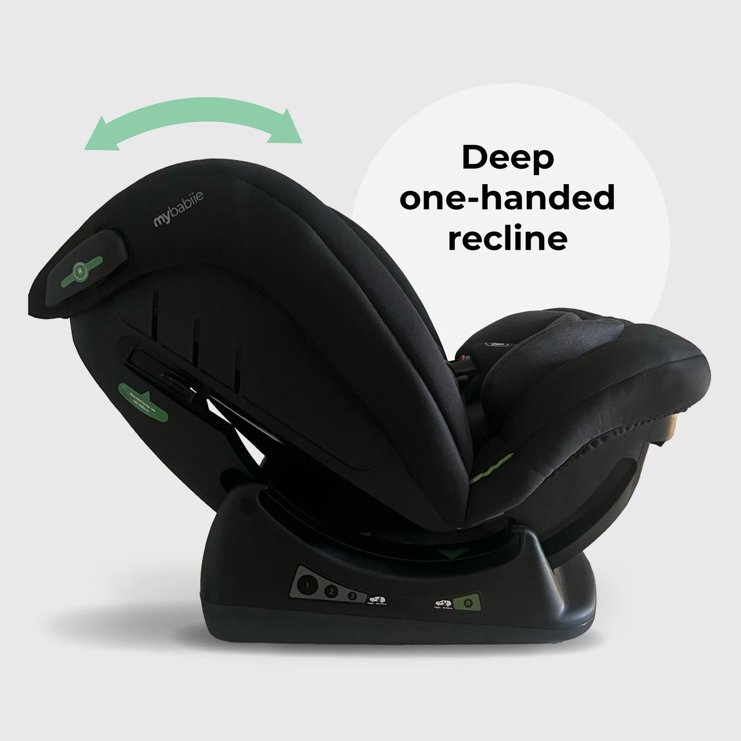 My Babiie MBCS100 2-in-1 Convertible R129 Car Seat - Black