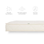 The Little Green Sheep Twist Natural Cot Mattress 70x140cm
