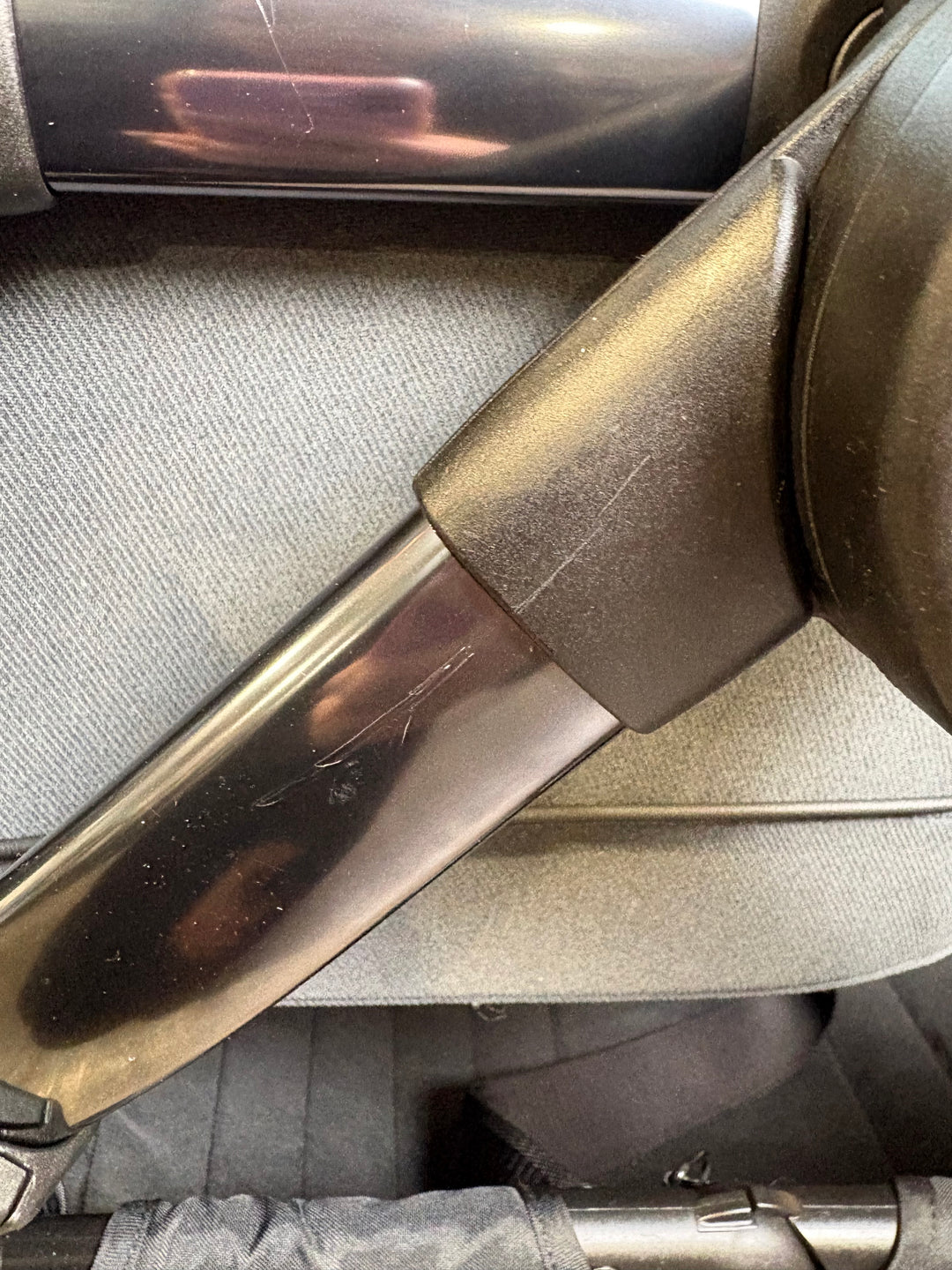 PRE LOVED iCandy Peach 7 Double Pushchair Bundle - Phantom/Dark Grey