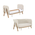 Tutti Bambini CoZee XL Junior Bed + Sofa Expansion Pack - Scandinavian Walnut/Ecru