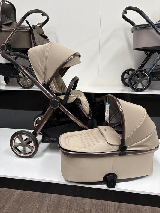EX DISPLAY Babystyle Oyster4 2-in-1 Travel System - Buttermilk