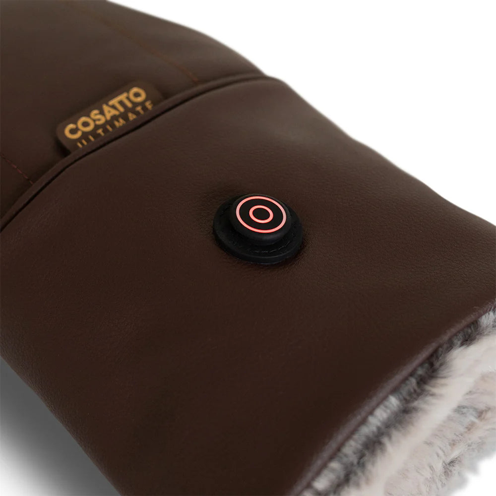 Cosatto Ultimate Heated Snuggle Mitts - Brown
