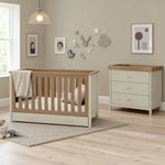 Babymore Mira 2 Piece Nursery Room Set – Cashmere Warm Oak