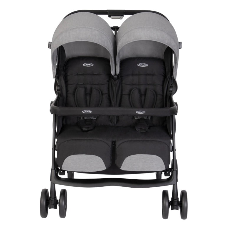 Graco DuoRider Twin Pushchair - Steeple Grey