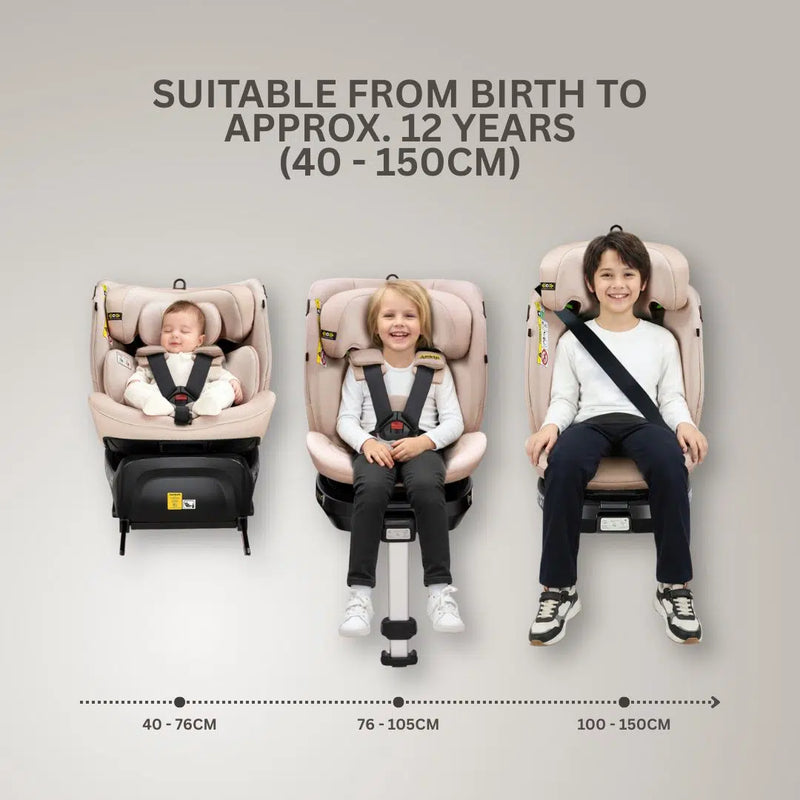 JoviKids Ranger 2 360 Car Seat – Rosewood
