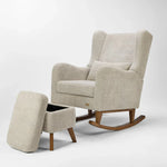 Tutti Bambini Harper Rocking Chair & Footstool - Mushroom