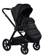 Bababing Raffi MKII 18 Piece Travel System, Home & Feeding Bundle - Satin Black