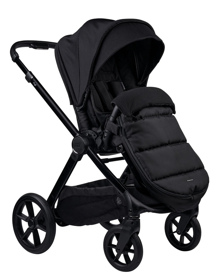 Bababing Raffi MKII 18 Piece Travel System, Home & Feeding Bundle - Satin Black + FREE Auto Fold Stroller