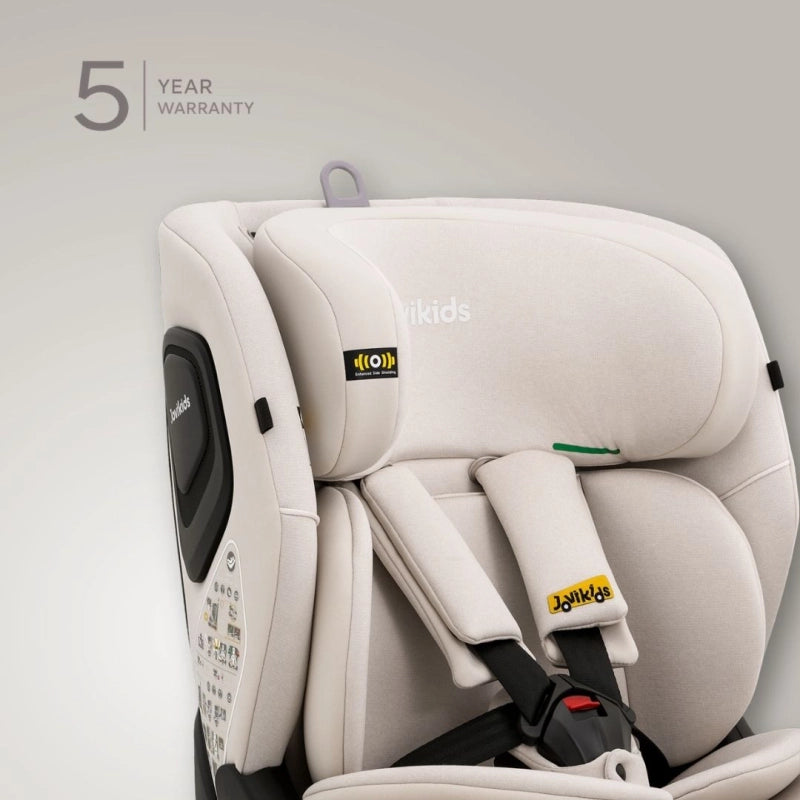 JoviKids Cici TT i-Size Car Seat – Milkstone
