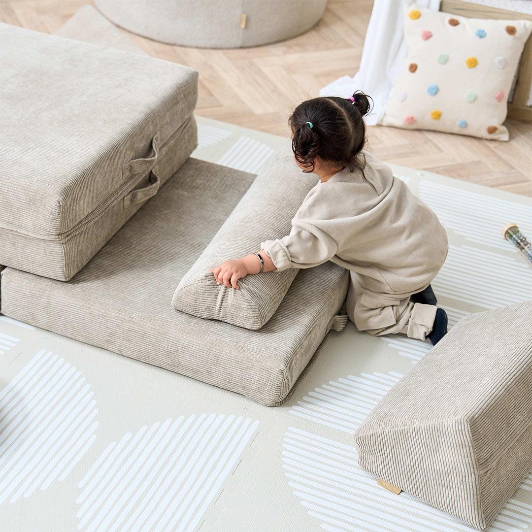 Tutti Bambini Playrama Montessori Kids Play Sofa - Mushroom