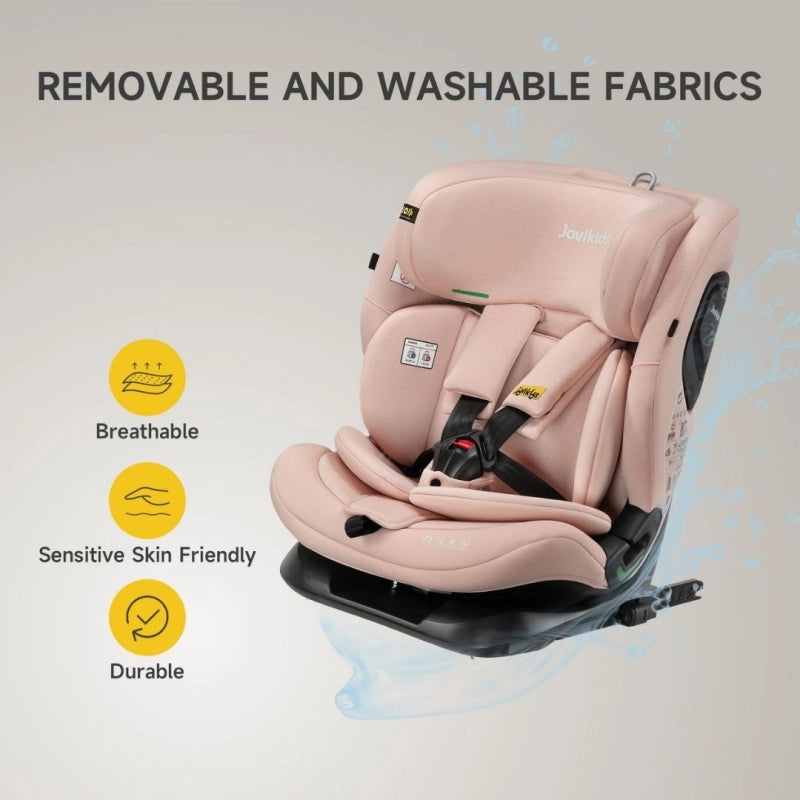 JoviKids Cici TT i-Size Car Seat – Rosewood