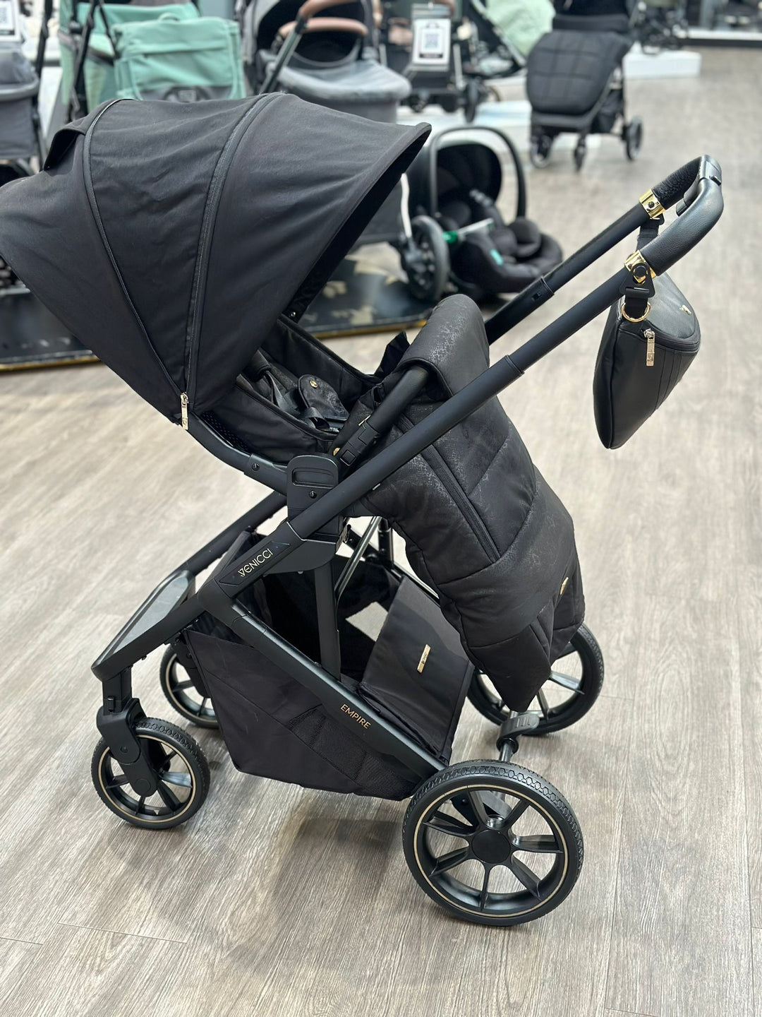 PRE LOVED Venicci Empire Pushchair + Accessories - Black