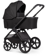 Venicci Upline3 Travel System Inc Tiago Car Seat & 360 Base 13 Piece Luxury Bundle - Onyx