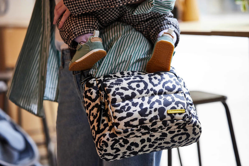 Bababing Joey Cross Body Changing Bag - Leopard