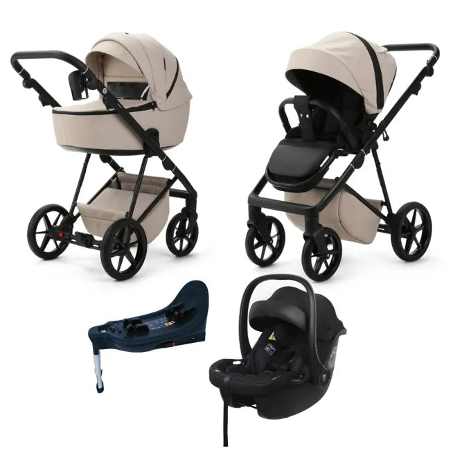 Mee-Go Milano Evo 4in1 All In One Travel System Inc Isofix Base - Sahara Leatherette