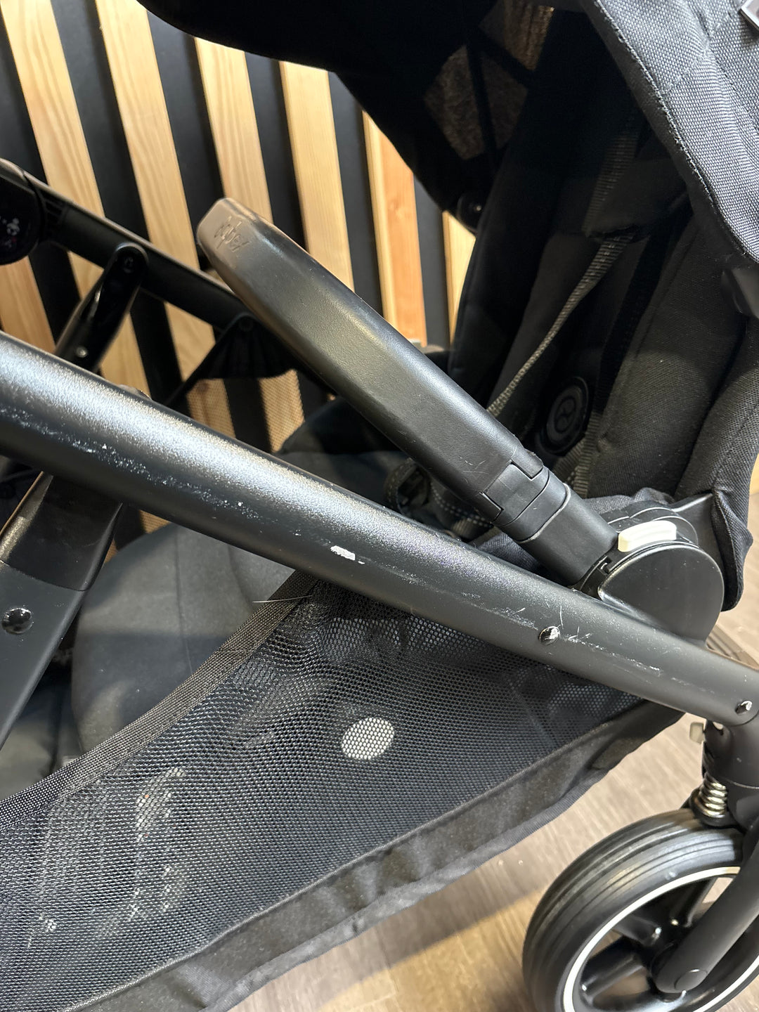 PRE LOVED Cybex Gazelle Twin Pushchair - Moon Black