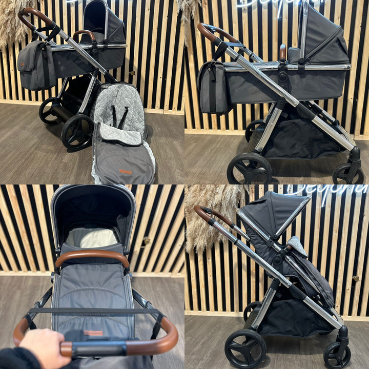 PRE LOVED Ickle Bubba Eclipse 2in1 Pushchair & Carrycot - Grey