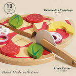 Le Toy Van Pizza & Toppings with Slice Cutter
