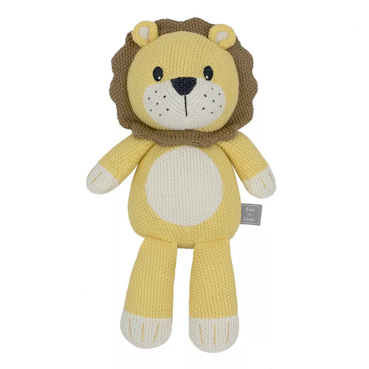 Living Textiles Knitted Soft Toy - Leo Lion