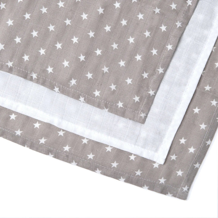 Clair De Lune 3 Pack Star Muslin Squares – 70 x 70 cm