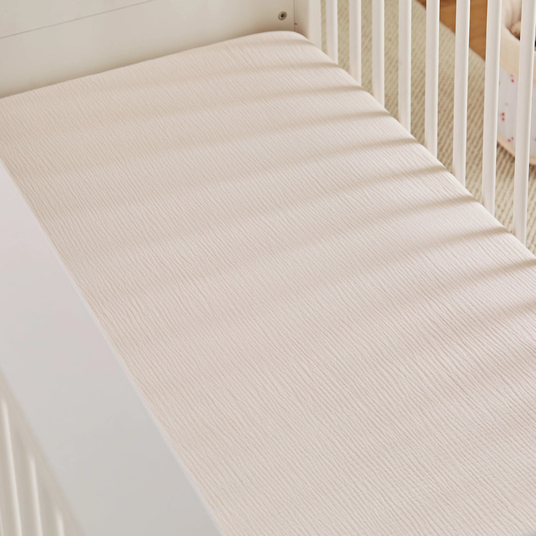 CuddleCo 2 Pack Cot Bed Sheets - Ditsy Cherry