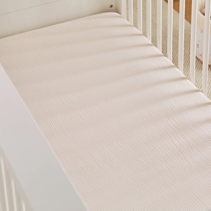 CuddleCo 2 Pack Cot Bed Sheets - Ditsy Cherry