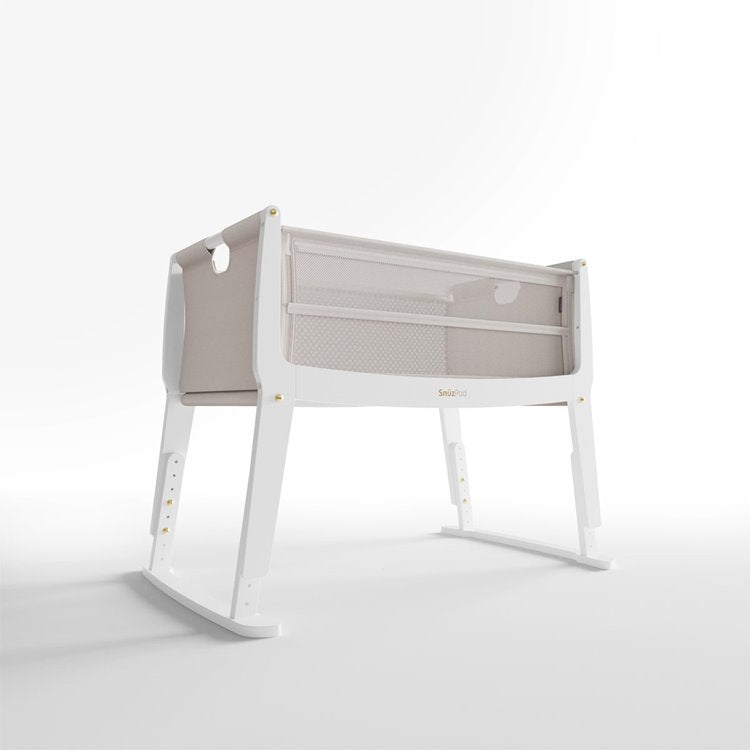 SnuzPod Studio Bedside Crib - Paris (White)