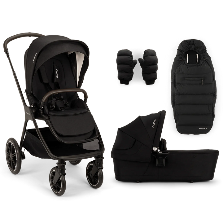 Nuna Triv LX 2in1 Pushchair + Carrycot Bundle - Caviar