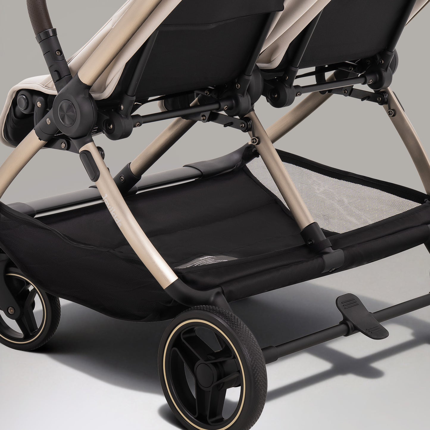 JoviKids Ayla Compact Twin Pushchair - Beige