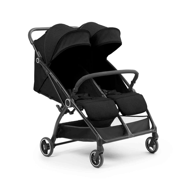 Ickle Bubba Aries Double Max Autofold Stroller - Black