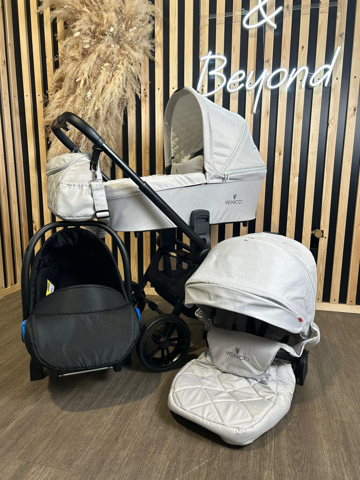 PRE LOVED Venicci Turisso Travel System - Rock Salt